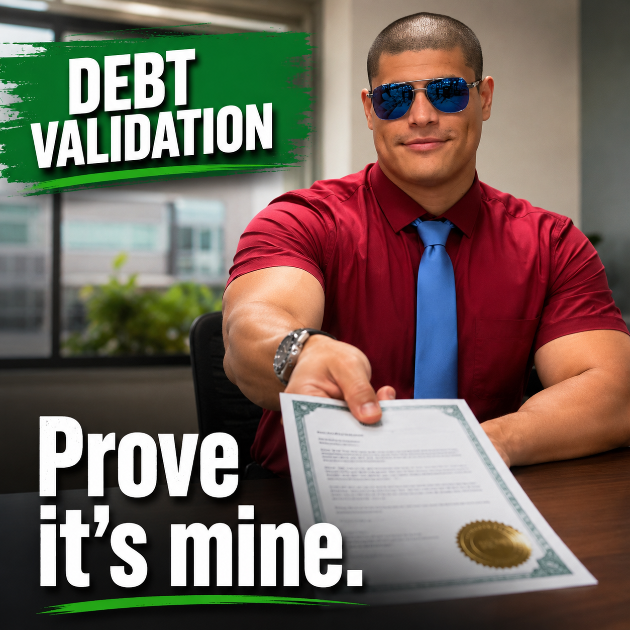 Prove it's mine — debt validation